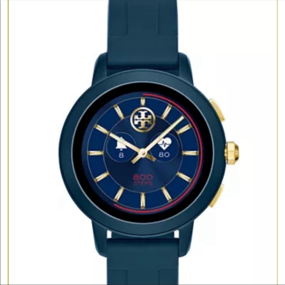 Tory Navy Silicone Strap Touch